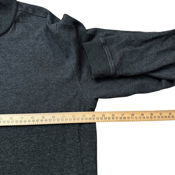 Linksoul Quarter Zip Pullover Men's XXL Long Sleeve Golf Sweatshirt Gray - Picture 7 of 8